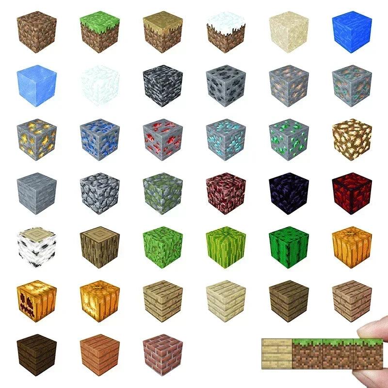 “Minecraft”【50/τεμ】Παραμορφώσιμα μαγνητικά δομικά στοιχεία