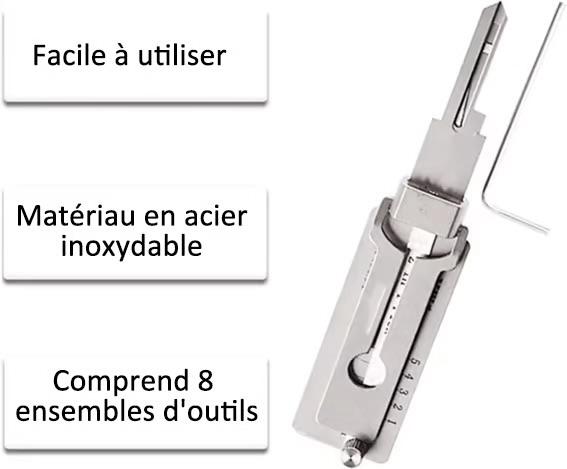 🔥 Offre spéciale de cette semaine - 50 % de RÉDUCTION 🔥Décodeur de clé maîtresse en acier inoxydable(Livraison gratuite)